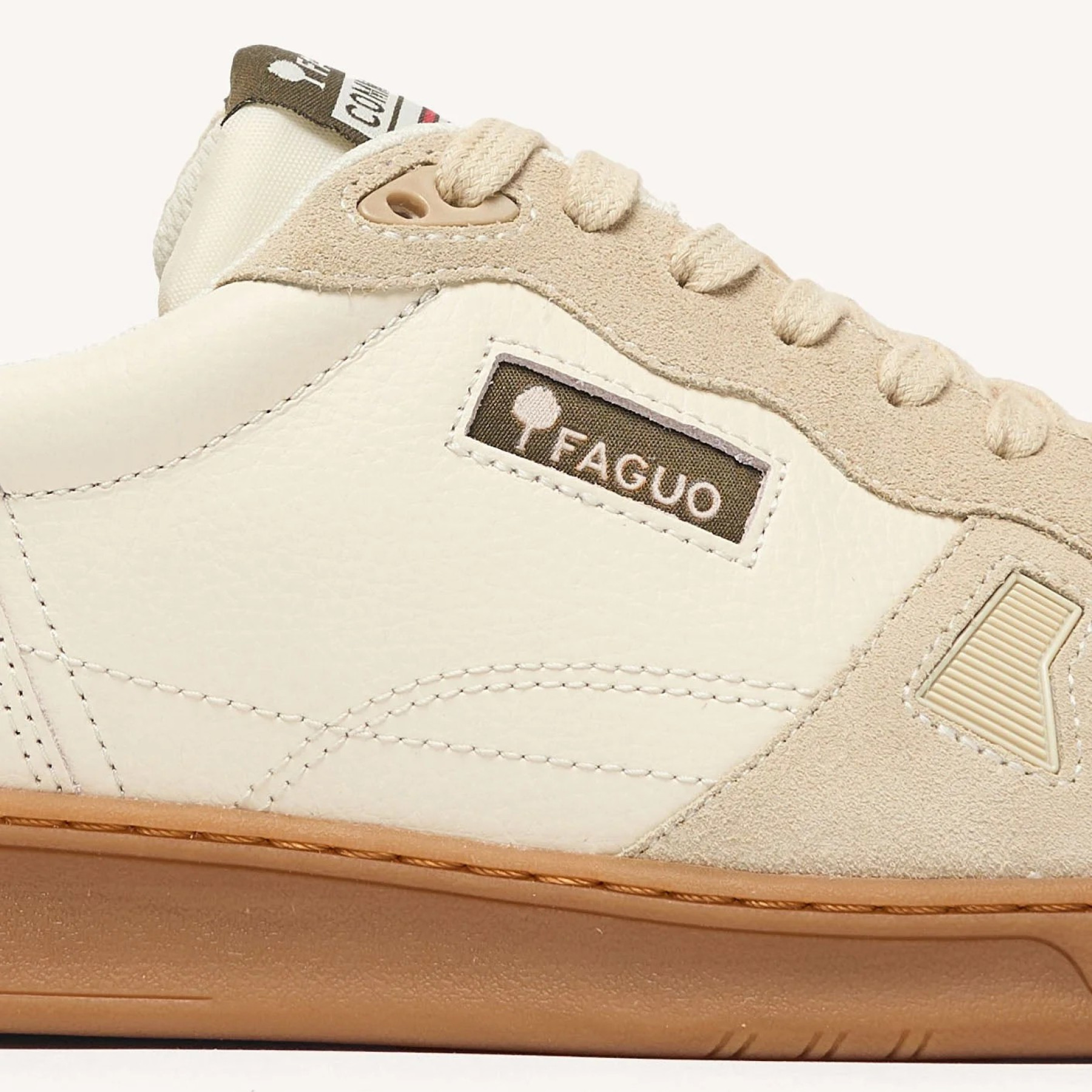 faguo basket commute ecru / kaki (4)