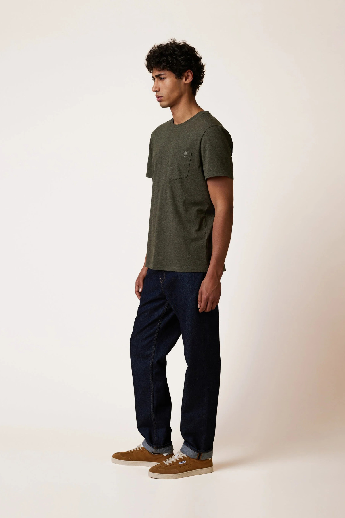 faguo t-shirt olonne kaki (4)