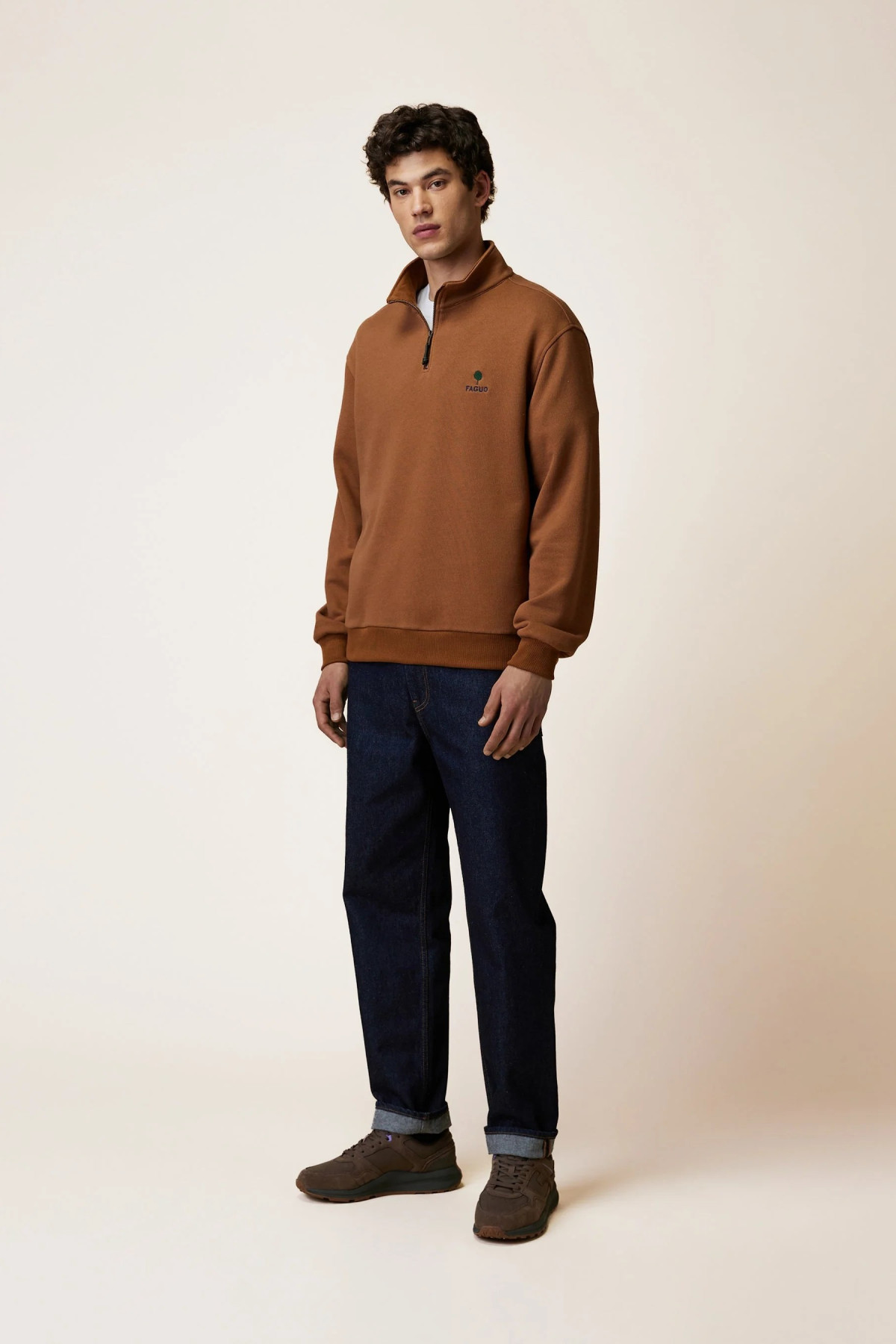 faguo sweat amboise marron (3)