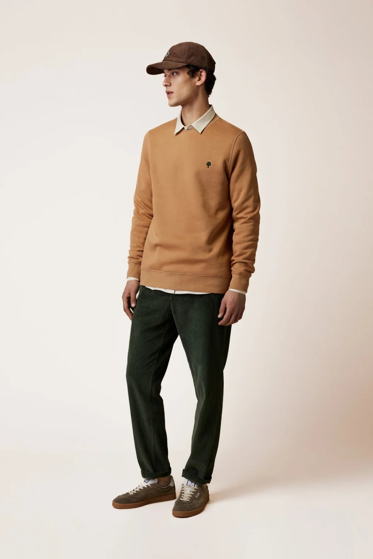 faguo pantalon velours dreuille vert (2)