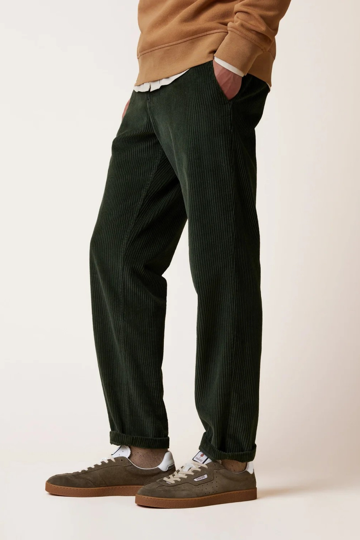 faguo pantalon velours dreuille vert (3)