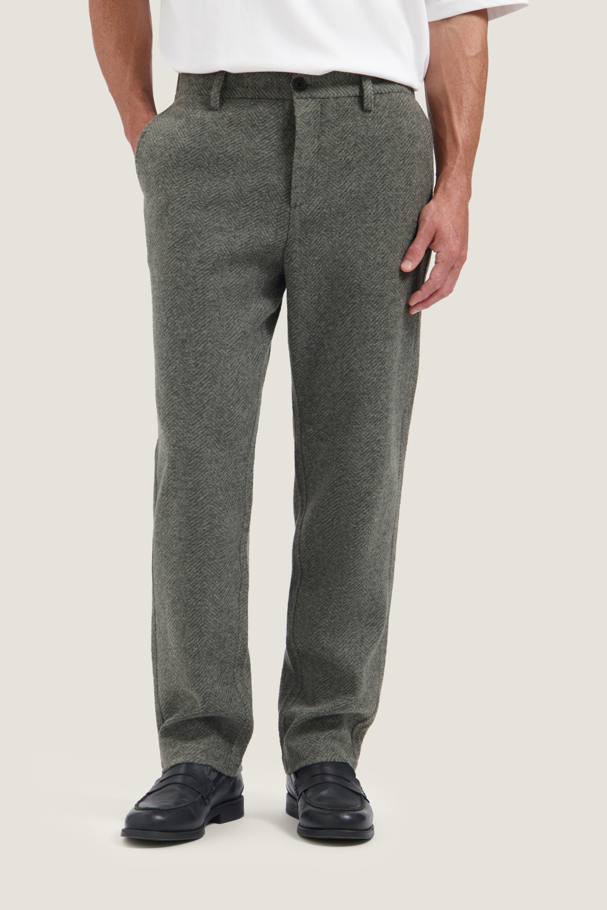 dstrezzed pantalon logan herringbone dark gray (1)