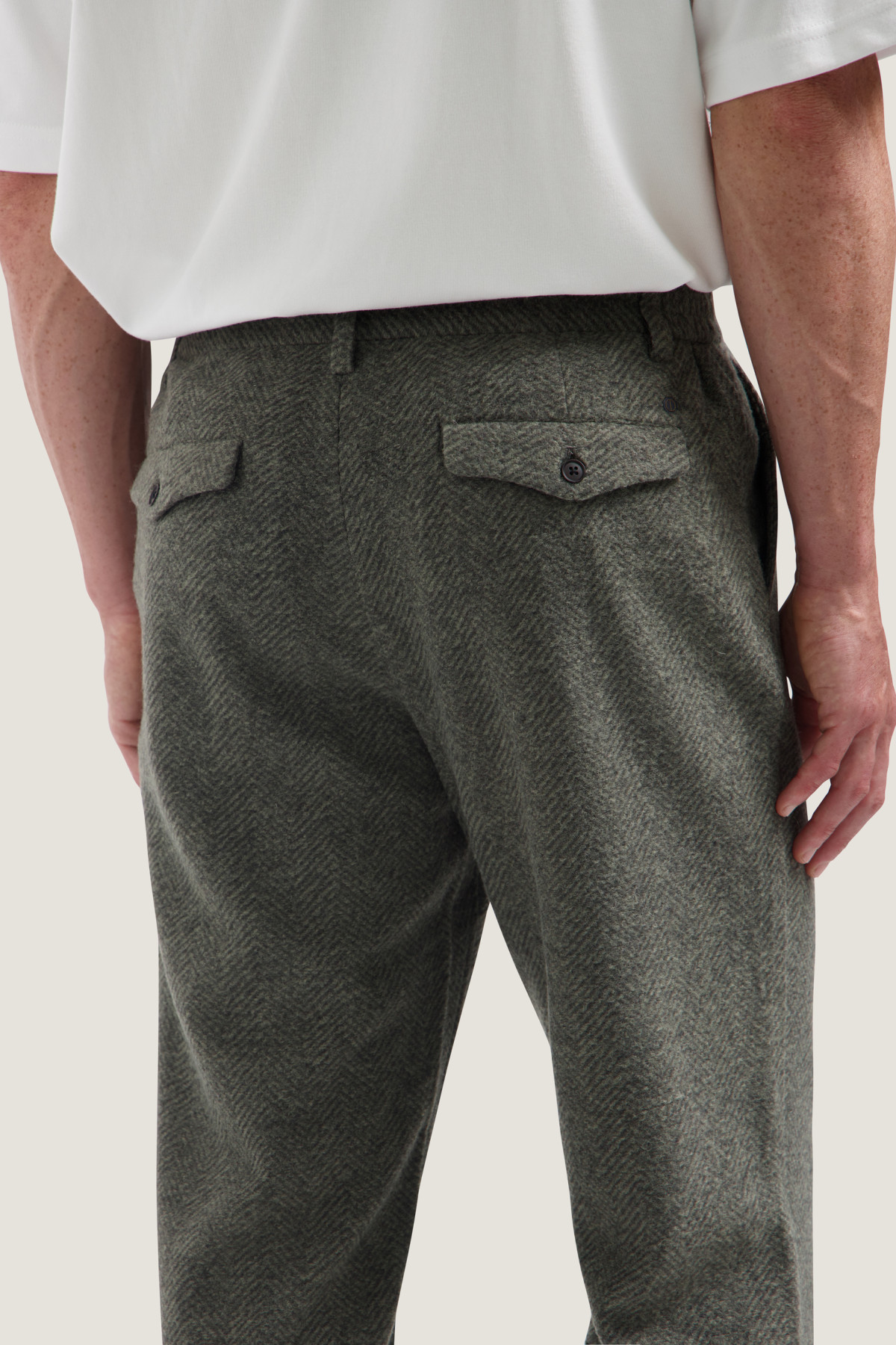 dstrezzed pantalon logan herringbone dark gray (4)