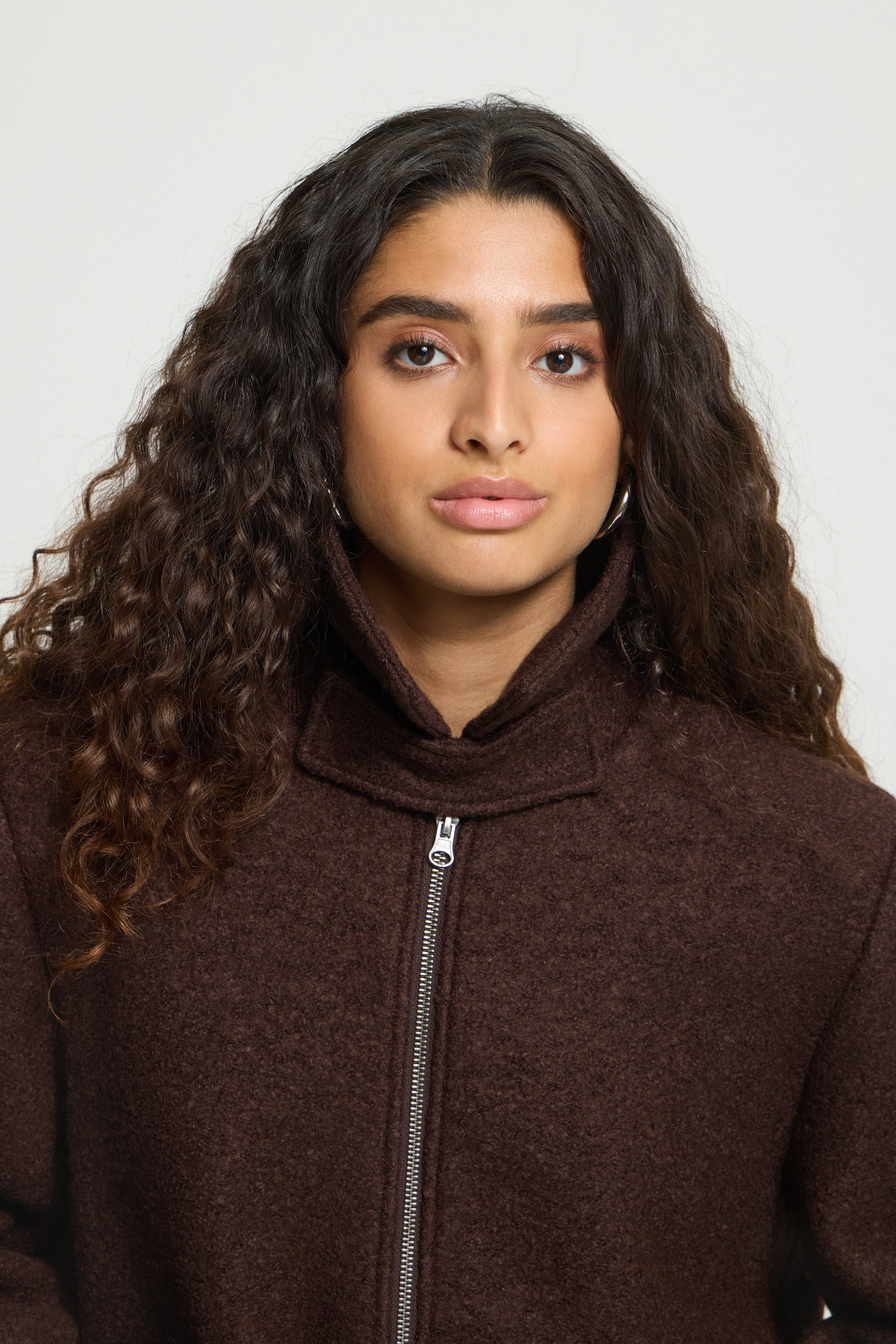 ICHI VESTE STIPA MARRON 20125846 (3)