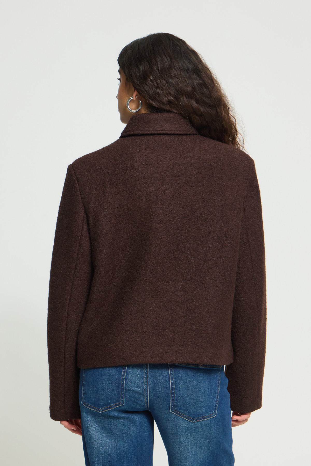 ICHI VESTE STIPA MARRON 20125846 (4)