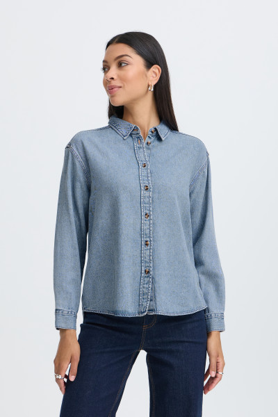 CHEMISE EN JEANS B YOUNG LEVENA 20819352 CHEMISE EN JEANS B YOUNG LEVENA 20819352