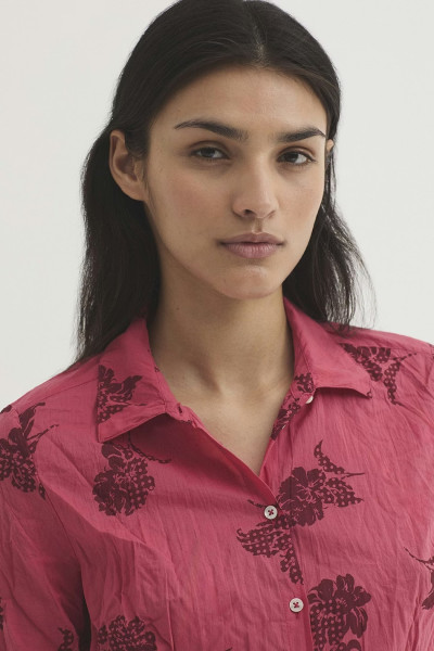 CHEMISE NICE THINGS PALOMA DOTS AND FLOWERS ROUGE