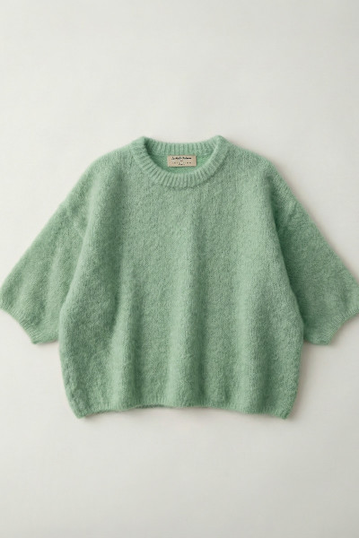chummy pull ella en mohair vert 2397