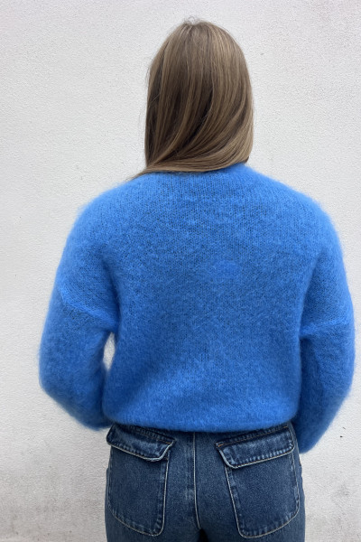 chummy pull en mohair à noeud 