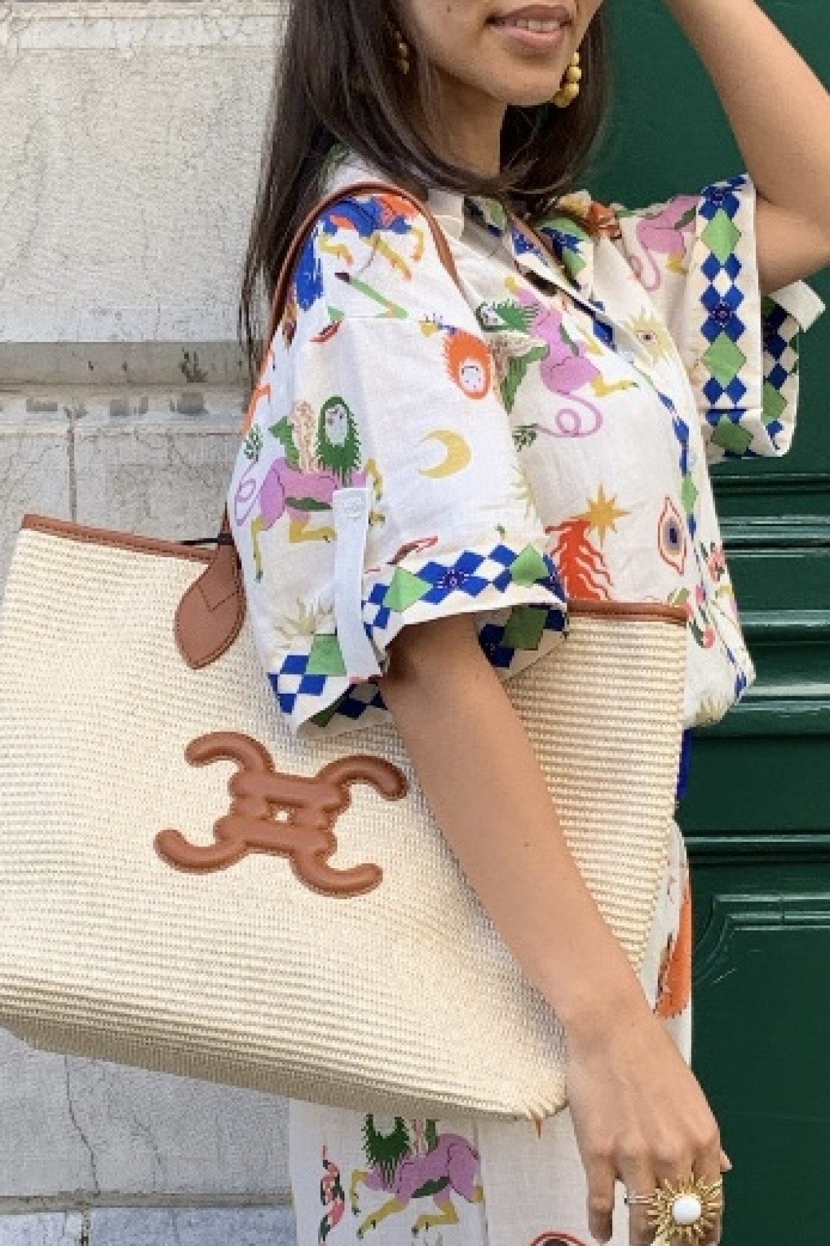 CHUMMY SAC BEIGE LYDIE 6507 PAILLE E24