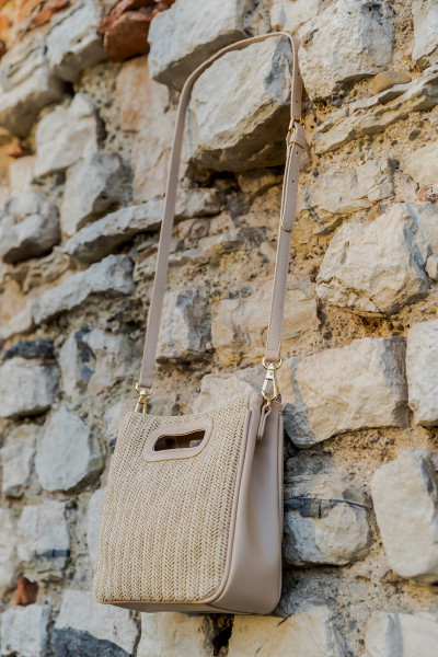 CHUMMY SAC LOUISA  A1148-3 FEMME BEIGE PAILLE