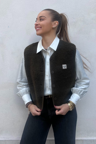 CHUMMY SHERPA SANS MANCHES 644