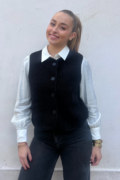 CHUMMY SHERPA SANS MANCHES 384