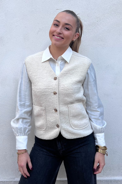 CHUMMY SHERPA SANS MANCHES 384