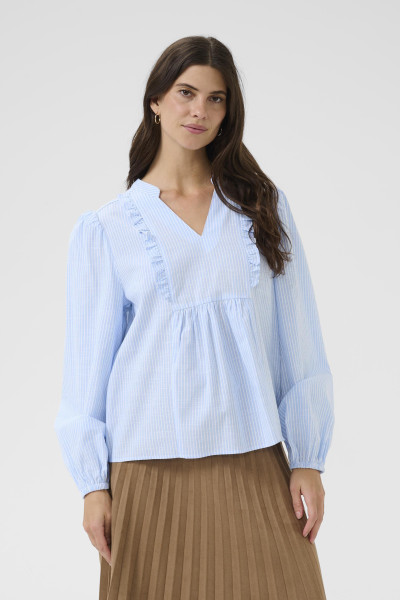 cream blouse rayée cherissa 10614701