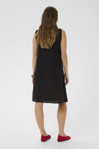 CREAM CECILIA SLEEVELESS DRESS