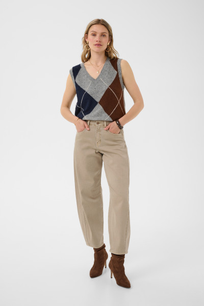 CREAM JEANS 5293 DJULI BARREL BEIGE H26