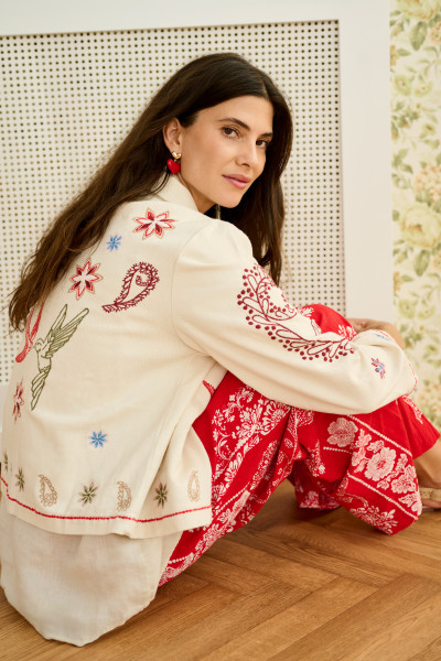 CREAM PANTALON GIANNA 4917