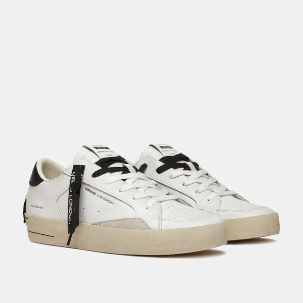 crime london basket sk8 deluxe tout blanc