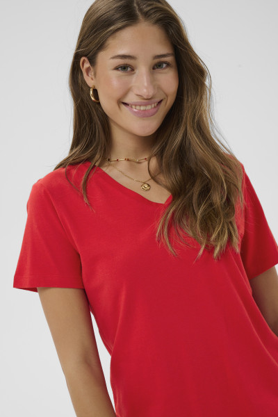 CREAM T SHIRT NAIA ROUGE 4508