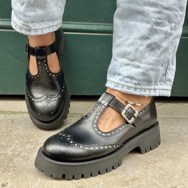 derbie minka jura noir et blanc 