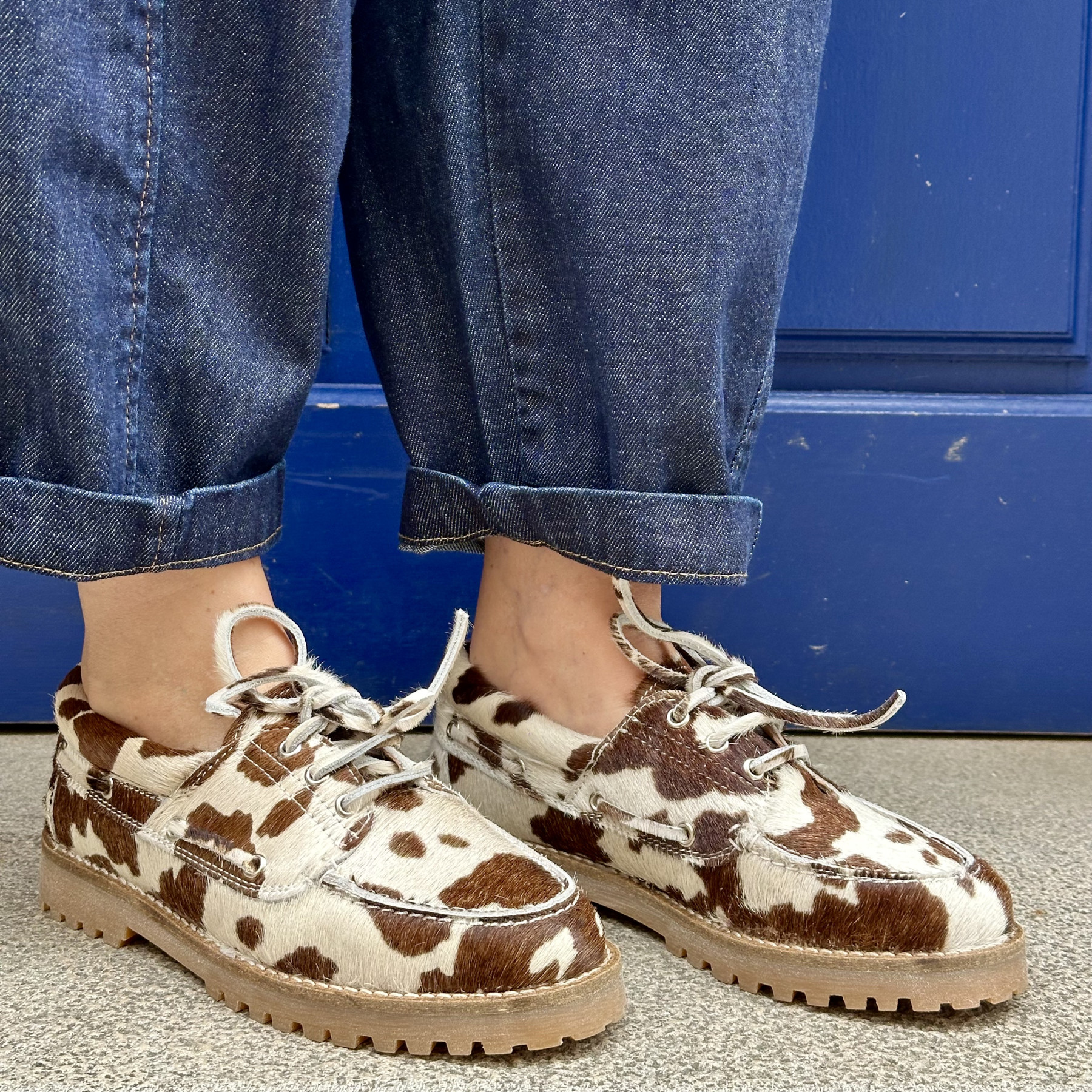 derbie pavement alvina pony brown combo 