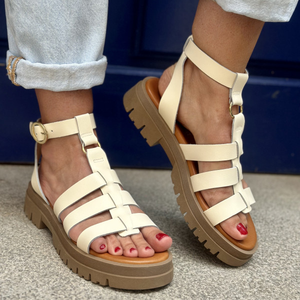 DONNA LUCCA SANDALES 1667 AVORIE 