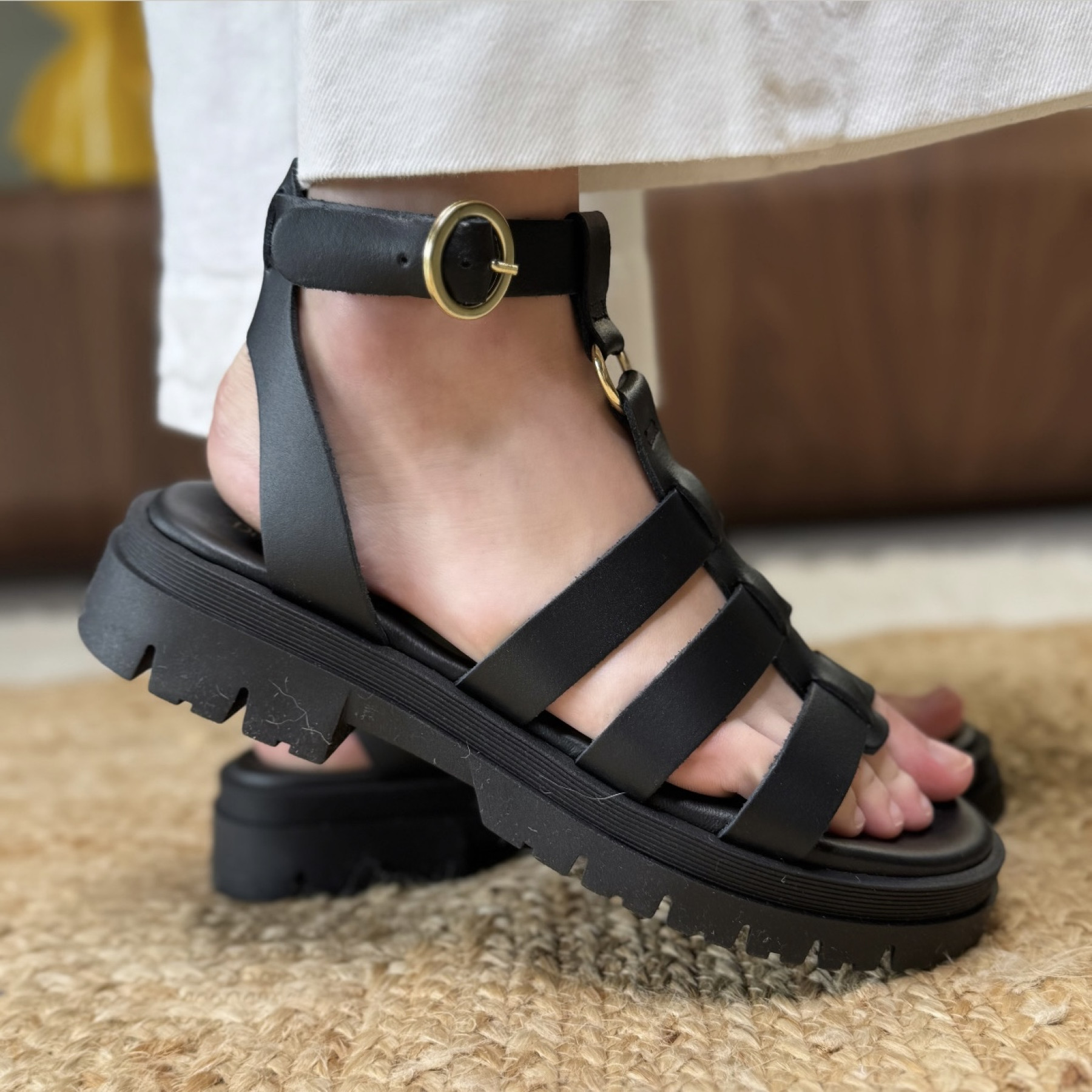 Donna Lucca sandales 1667 Noir