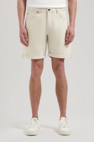 DSTREZZED SHORT EN JEAN BEIGE