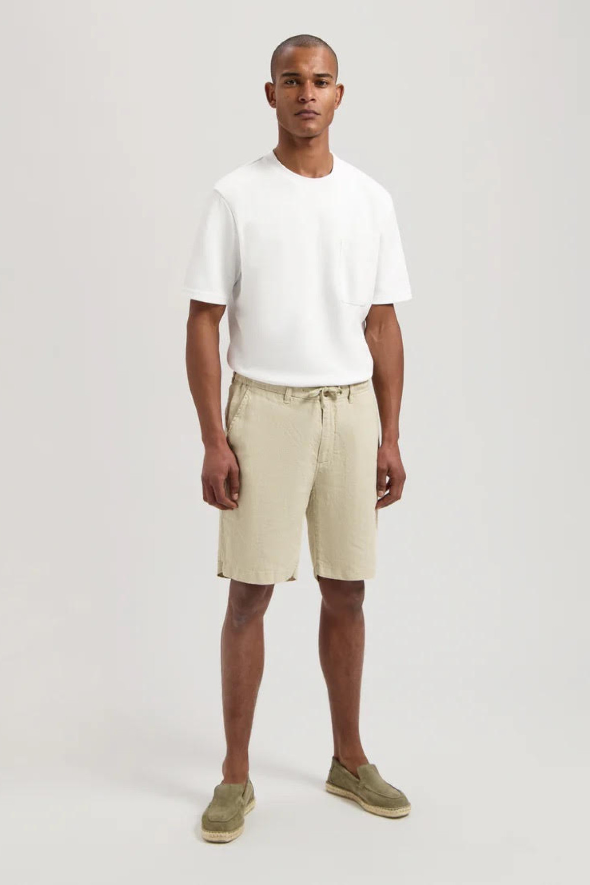 dstrezzed short en lin beige logan