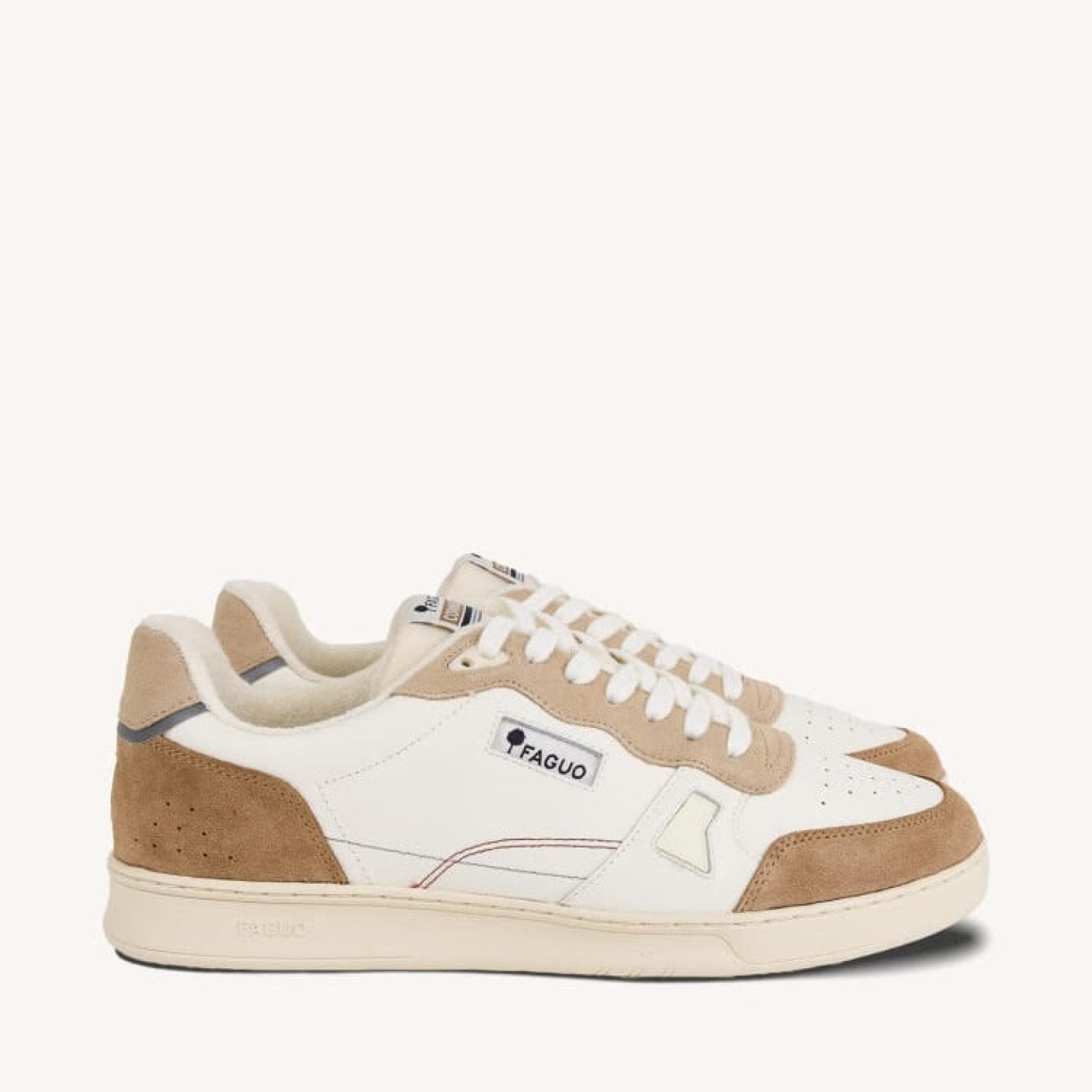 faguo basket commute beige et marron