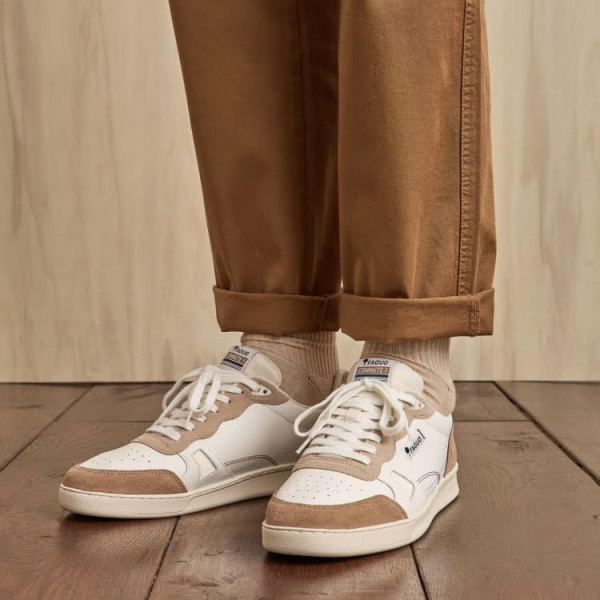 faguo basket commute beige et marron