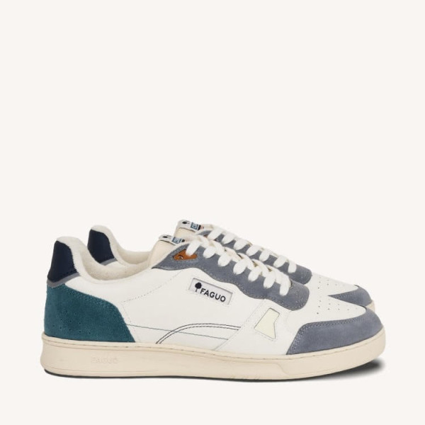 FAGUO BASKET COMMUTE BEIGE ET VERT CLAIR