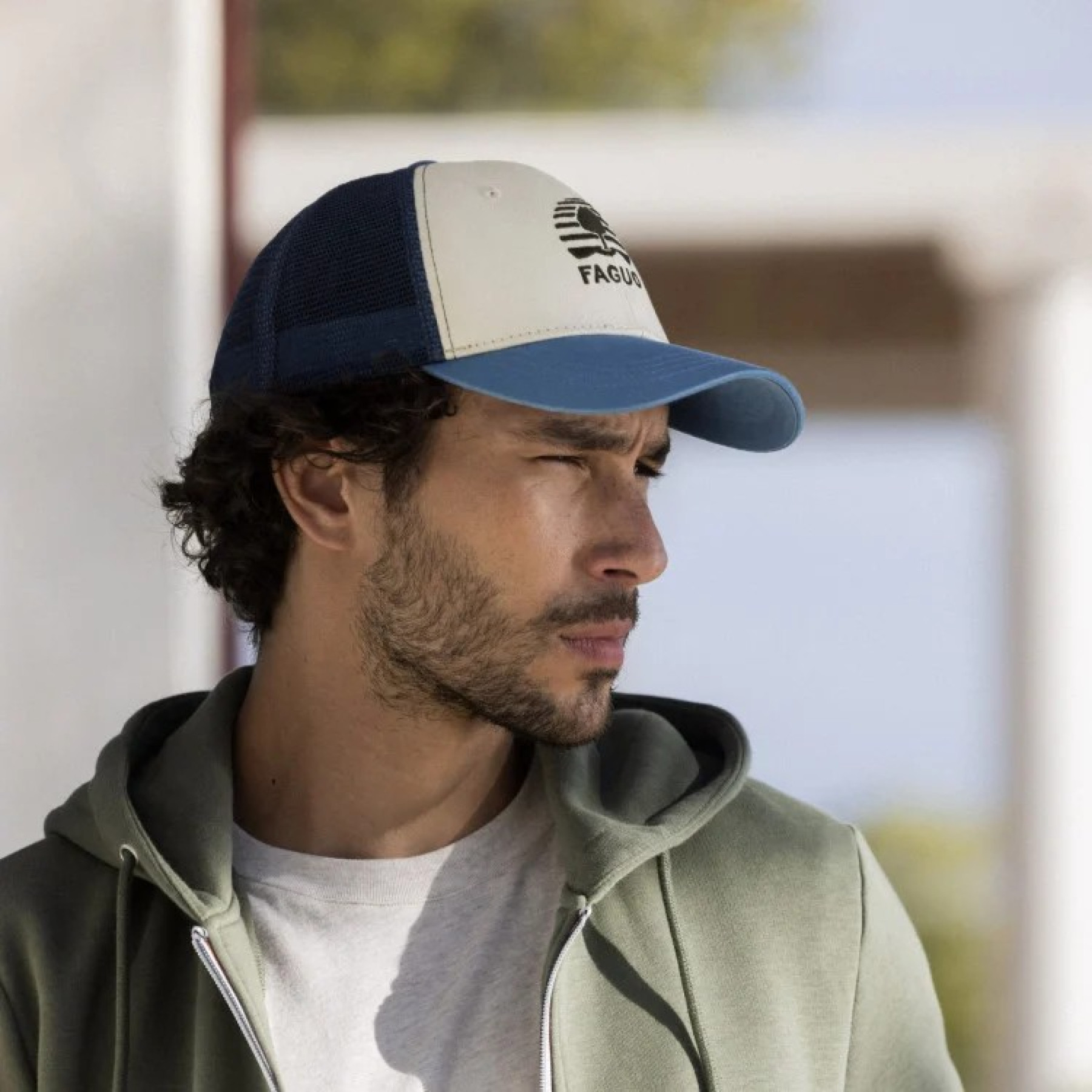 faguo casquette trucker bleu