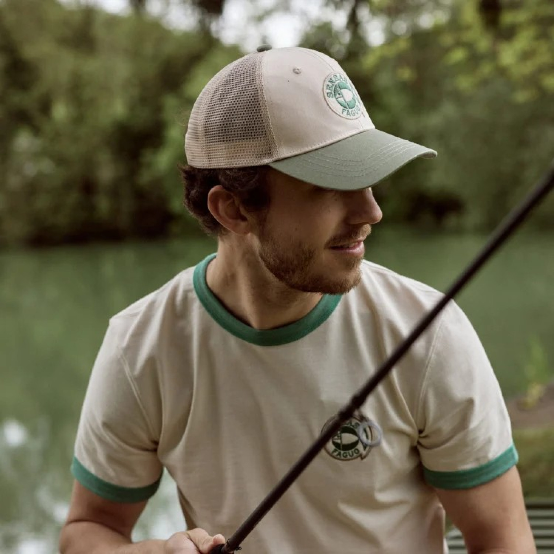 faguo casquette trucker vert