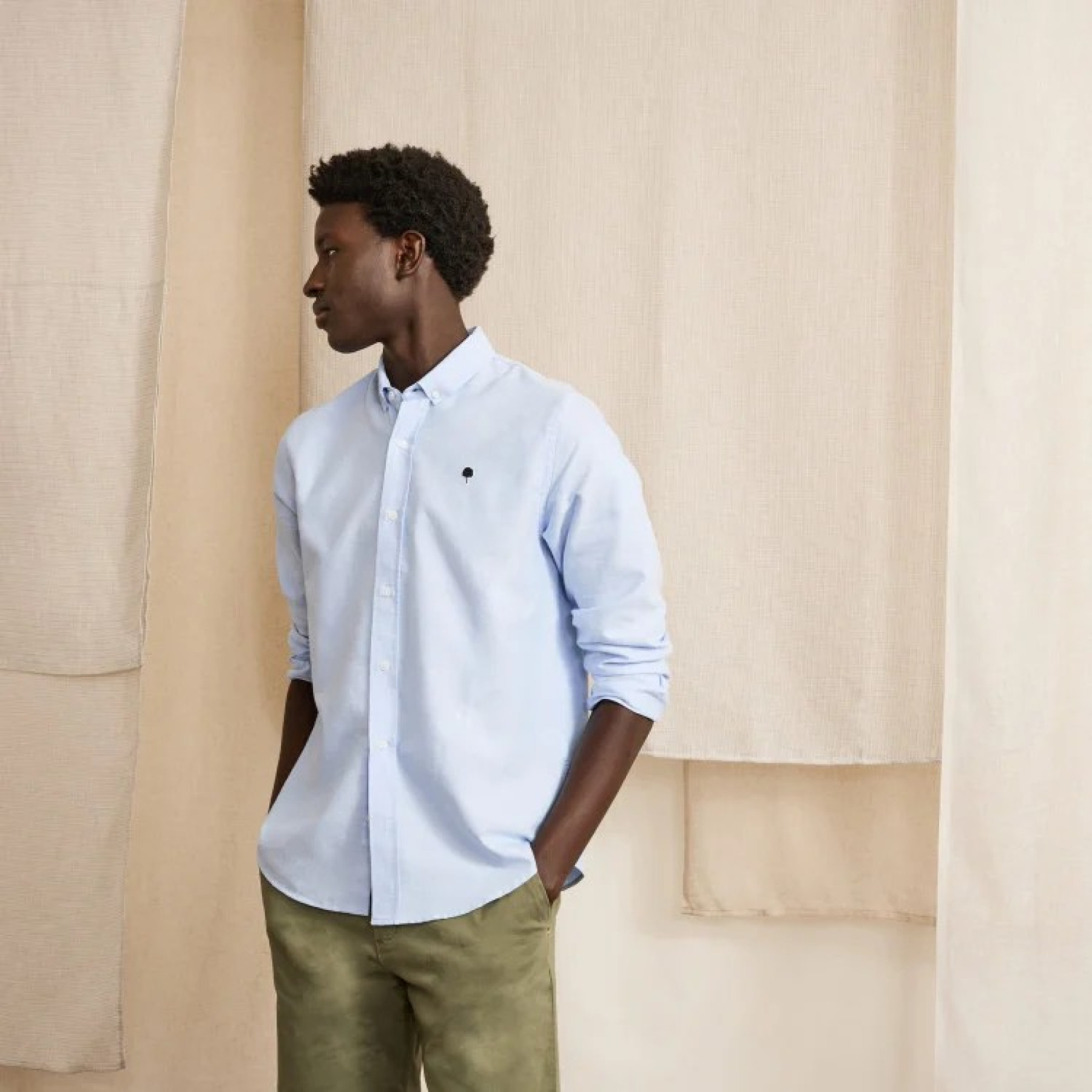 faguo chemise ivoy bleu ciel