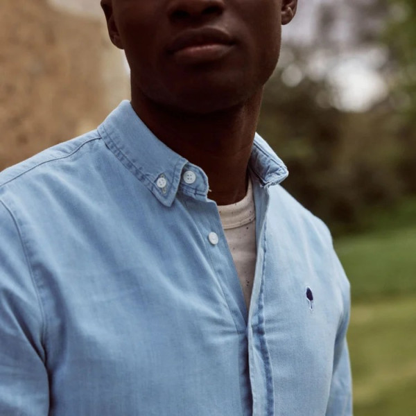 faguo chemise ivoy bleu denim clair