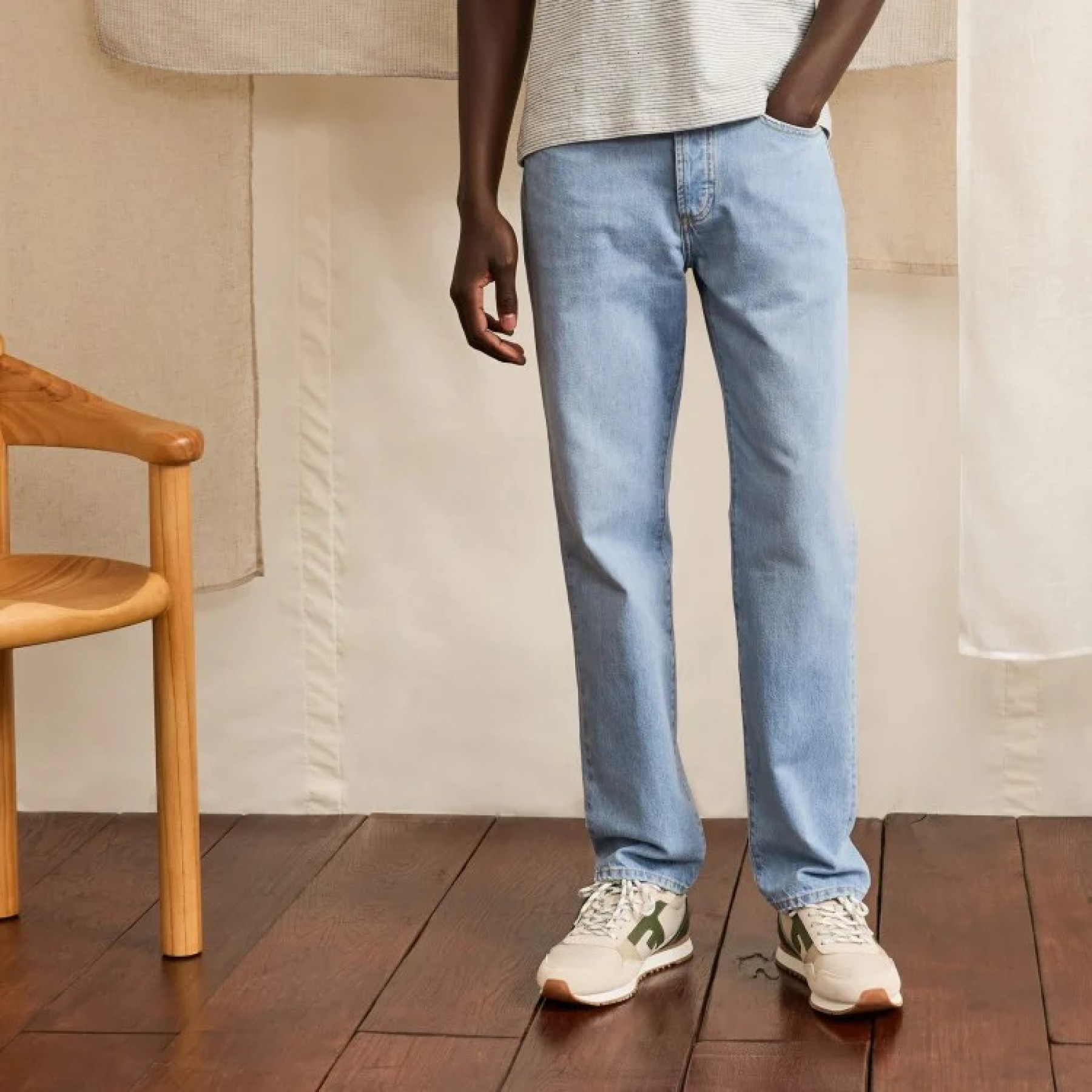 faguo jean denim clair