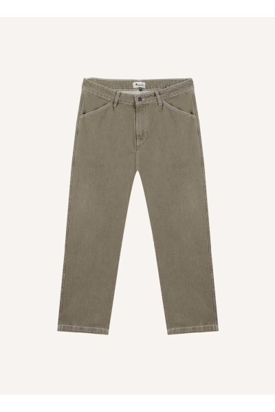 FAGUO PANTALON DENIM LOOSE BEIGE