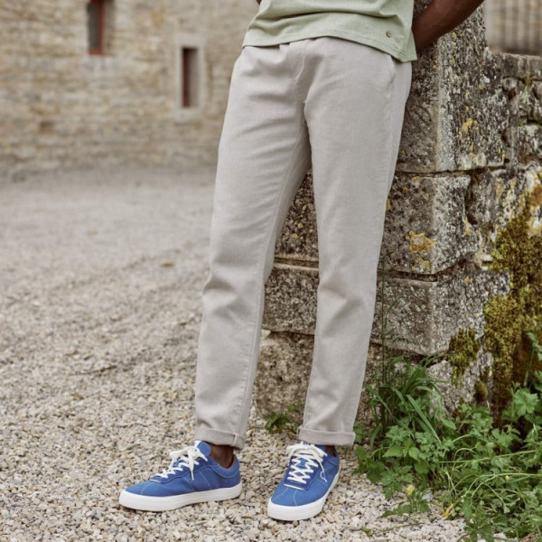 FAGUO PANTALON DREUILLE CHINO BEIGE