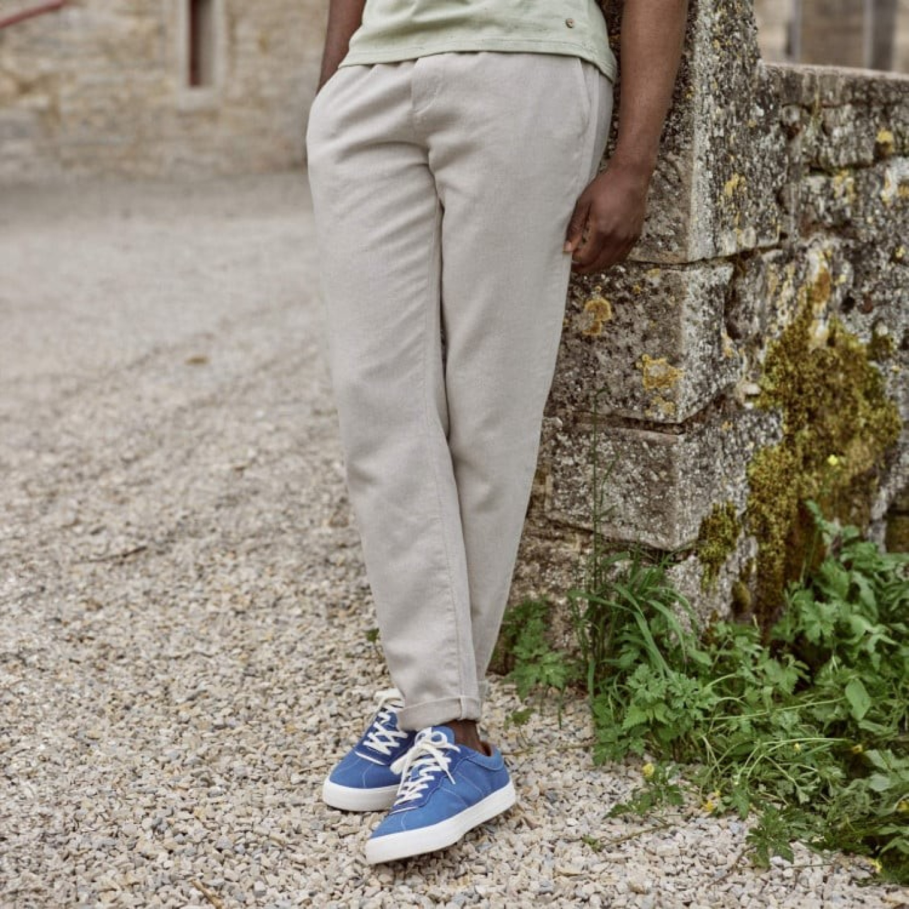 faguo pantalon dreuille chino beige