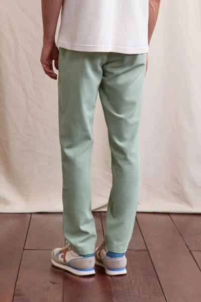 faguo pantalon dreuille chino vert d'eau