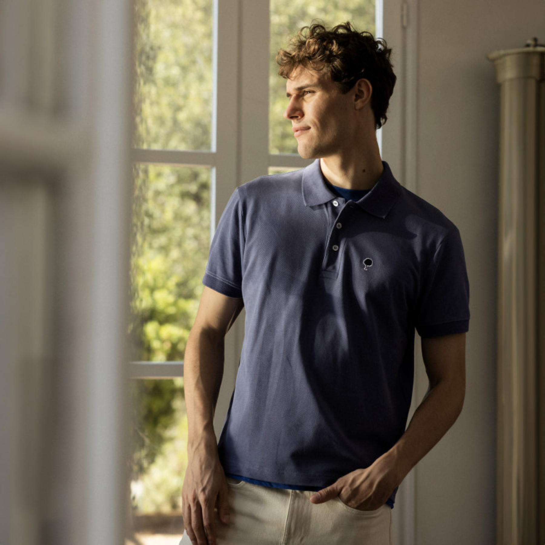 faguo polo lumigny bleu marine