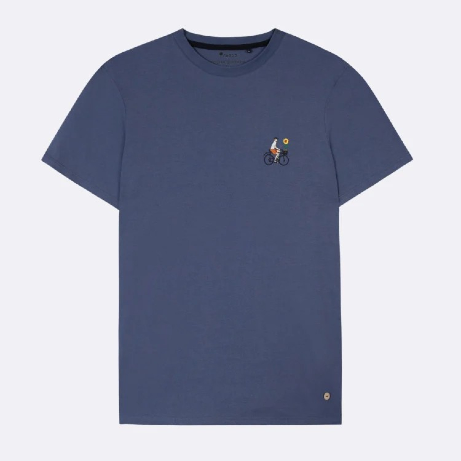 faguo t-shirt arcy velo bleu