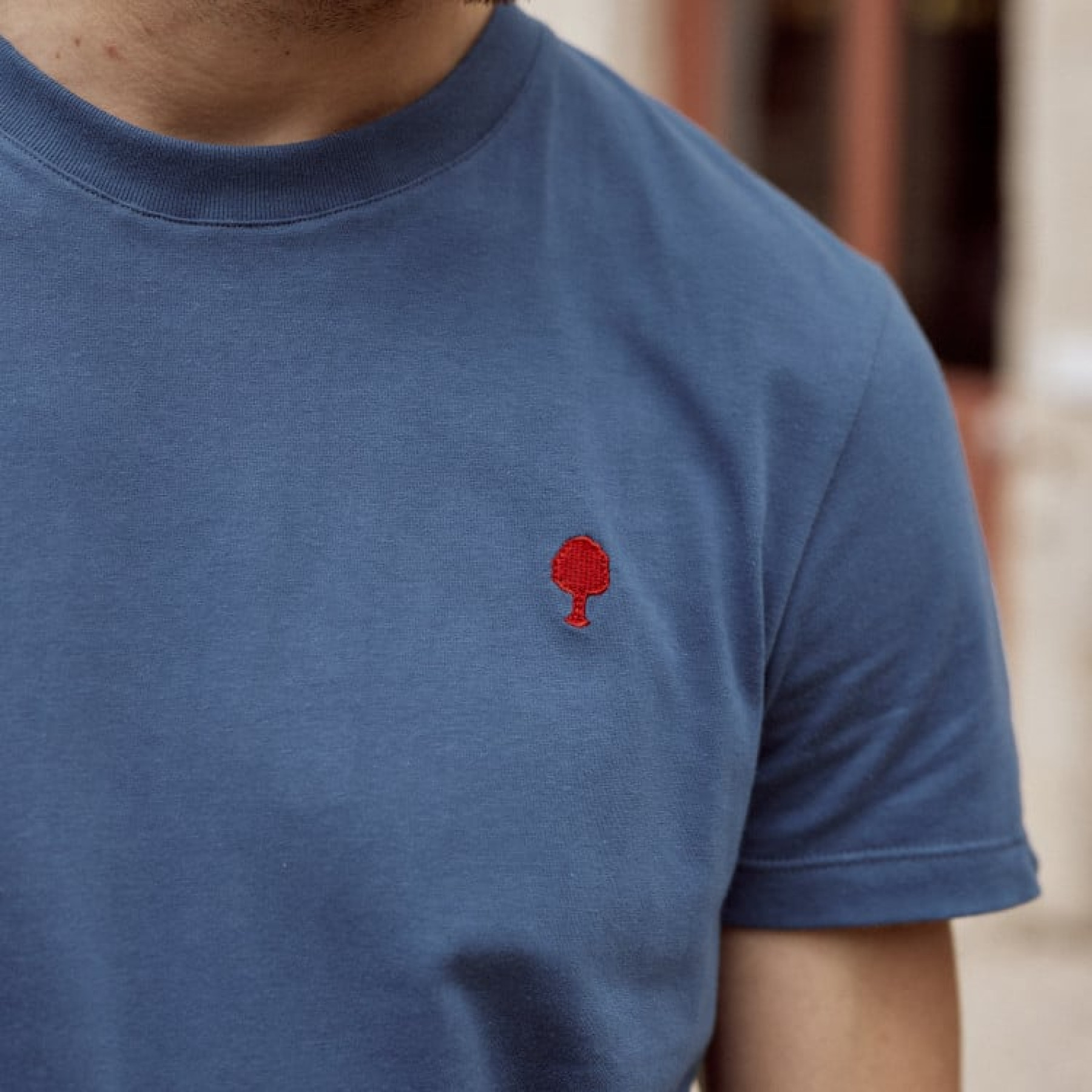 faguo t-shirt arcy bleu