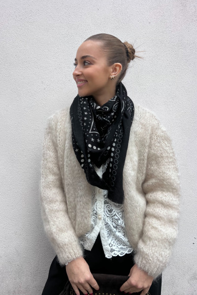 CHUMMY FOULARD BANDANA 106 NOIR 