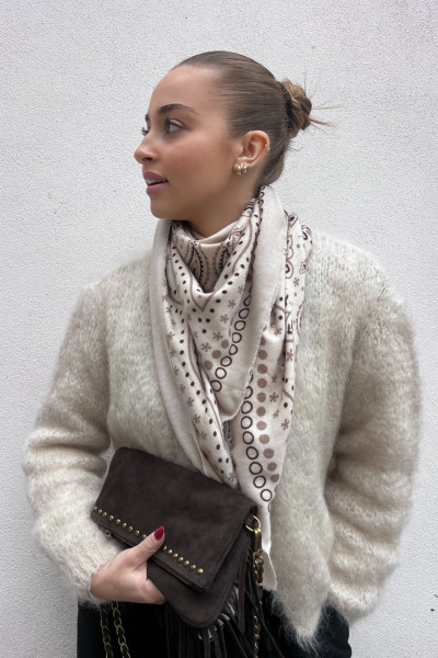 CHUMMY FOULARD BANDANA 106 BEIGE 