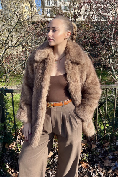 B YOUNG FOURRURE CARAMEL 6970