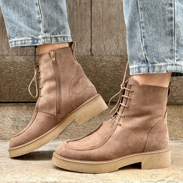 GARANCE BOTTINE NAKA TAUPE