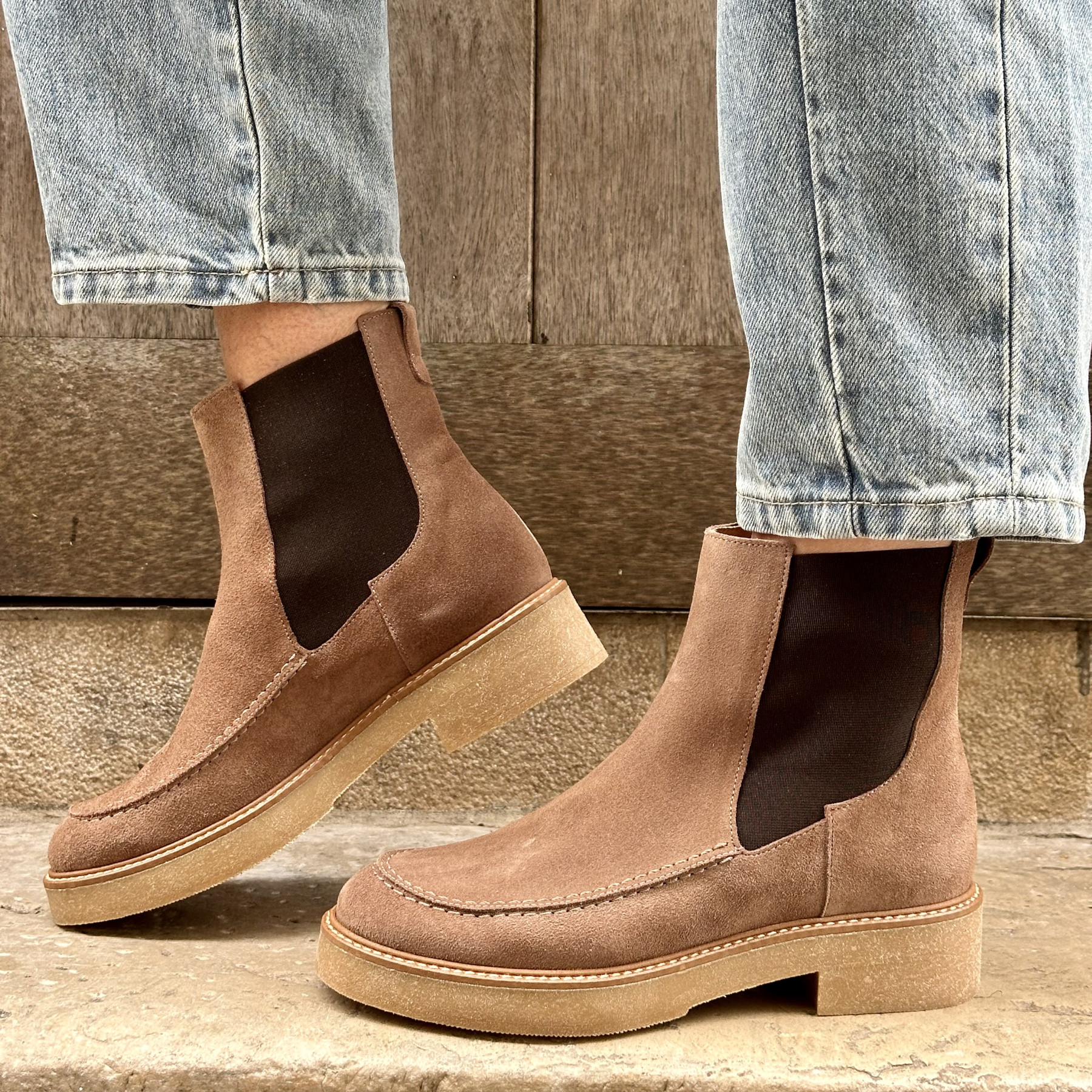 garance bottines maristade taupe